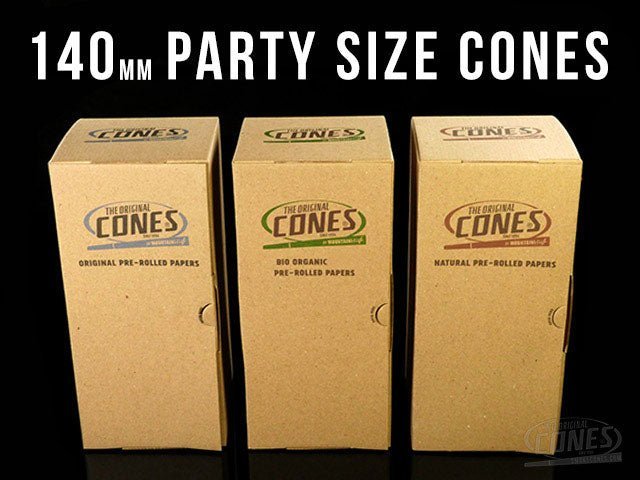 140mm - Party Size Cones (1.8 Grams) | Smoke Cones