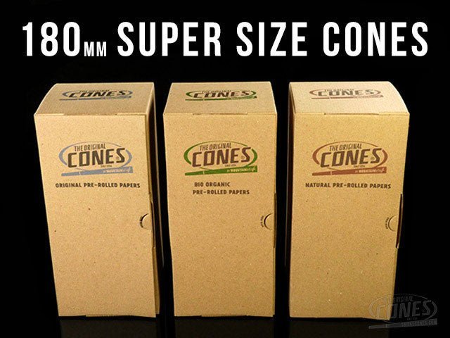180mm - Super Sized Cones (3.8 Grams) | Smoke Cones