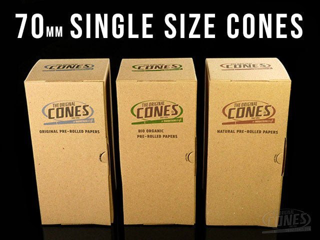70mm - Single Size Cones (0.4 Grams) | Smoke Cones