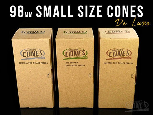 98mm - Small Size Cones De Luxe Large Filter (0.8 Grams) | Smoke Cones