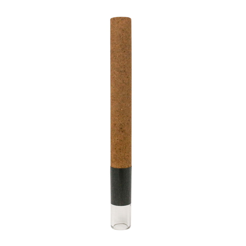 Custom Cones USA King Size 109mm Pre Rolled Tubes w/ Glass Filter Tip Brown Hemp Wrap 100/Box