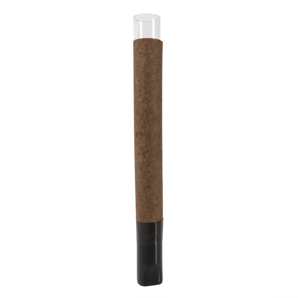 Custom Cones USA King Size 109mm Pre Rolled Tubes w/ Ceramic Filter Tip Brown Hemp Wrap 50/Box