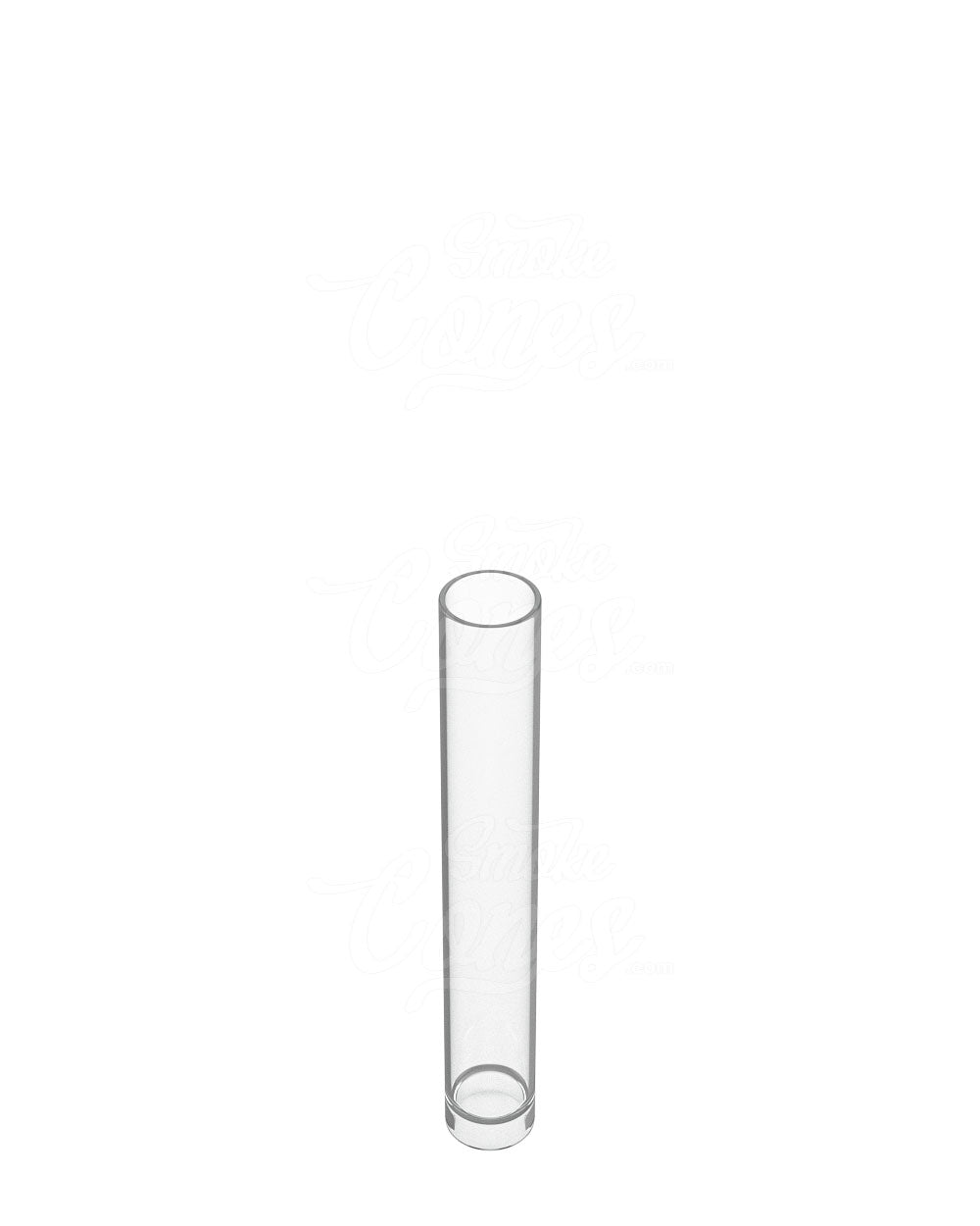 86mm Buttonless Clear Plastic Vape Cartridge Tube w/ Black Cap 500/Box - 3