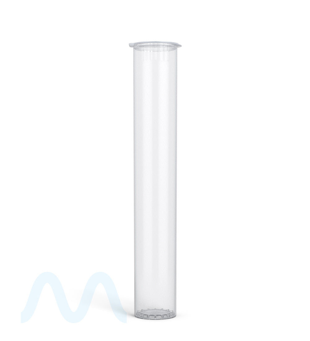 116mm Child Resistant King Size Pop Top Transparent Plastic Clear USA Pre-Roll Tubes 1000/Count