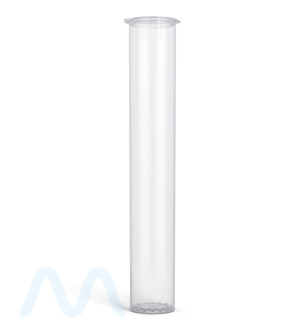 116mm Child Resistant King Size Pop Top Transparent Plastic Clear USA Pre-Roll Tubes 1000/Count