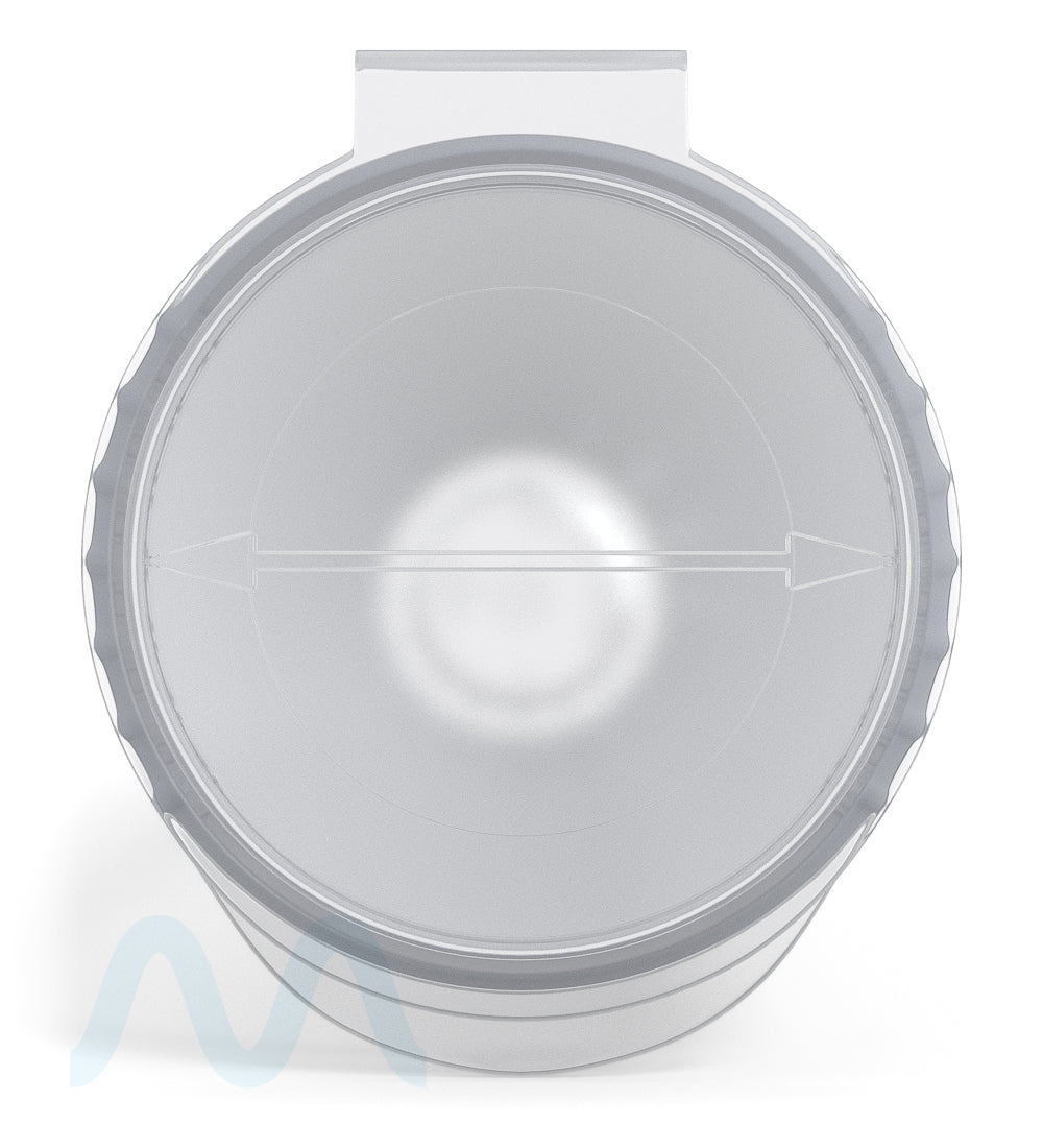 116mm Child Resistant King Size Pop Top Transparent Plastic Clear USA Pre-Roll Tubes 1000/Count