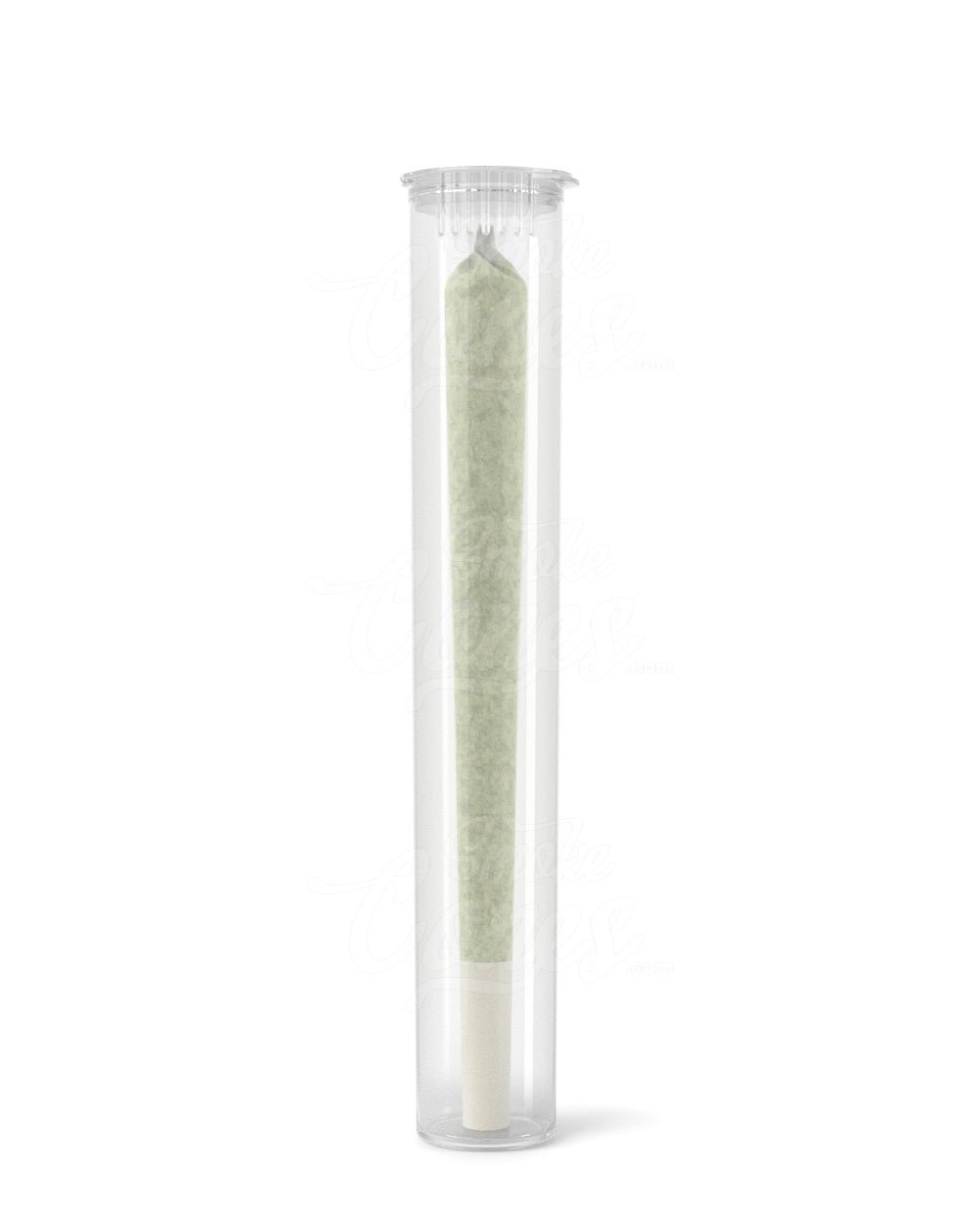 116mm Clear Opaque Child Resistant Biodegradable Pop Top Plastic Pre-Roll Tubes 1000/Box - 2