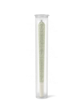 116mm Clear Opaque Child Resistant Biodegradable Pop Top Plastic Pre-Roll Tubes 1000/Box - 2