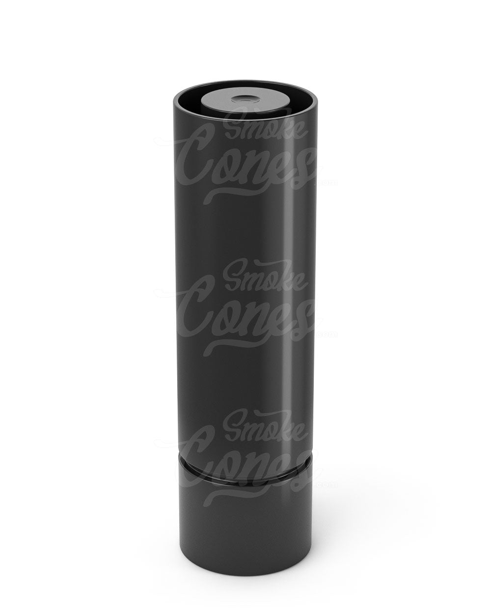 84mm Pollen Gear KAPSŪLA Child Resistant Push Down & Turn Plastic Caps for Vape Tube - Black - 1450/Box
