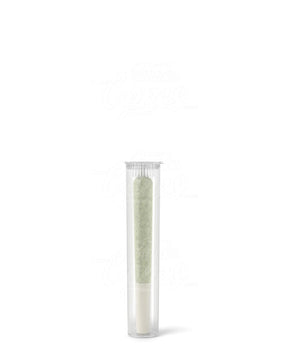 70mm Clear Opaque Child Resistant Pop Top Plastic Pre-Roll Tubes 1000/Box - 3