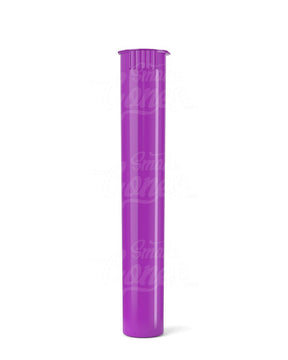 116mm Child Resistant King Size Pop Top Opaque Purple Plastic Pre-Roll Tubes 1000/Box - 3