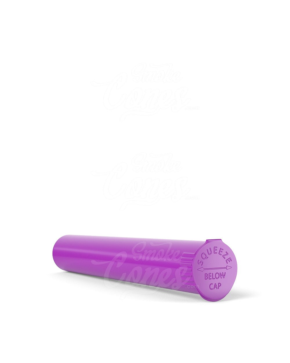 116mm Child Resistant King Size Pop Top Opaque Purple Plastic Pre-Roll Tubes 1000/Box - 4