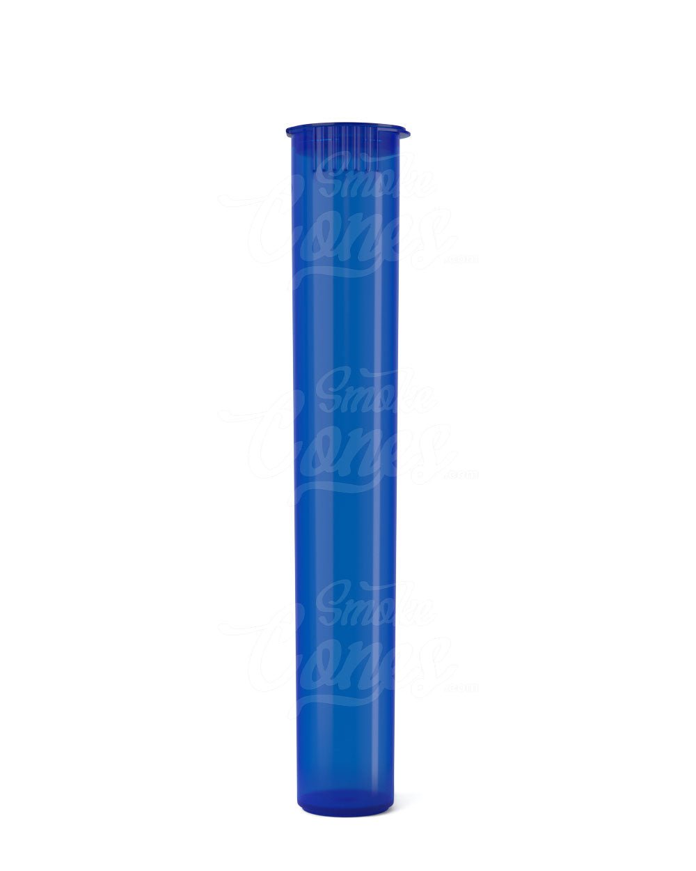 116mm Blue Translucent Child Resistant Pop Top Pre-Roll Tubes 1000/Box - 2