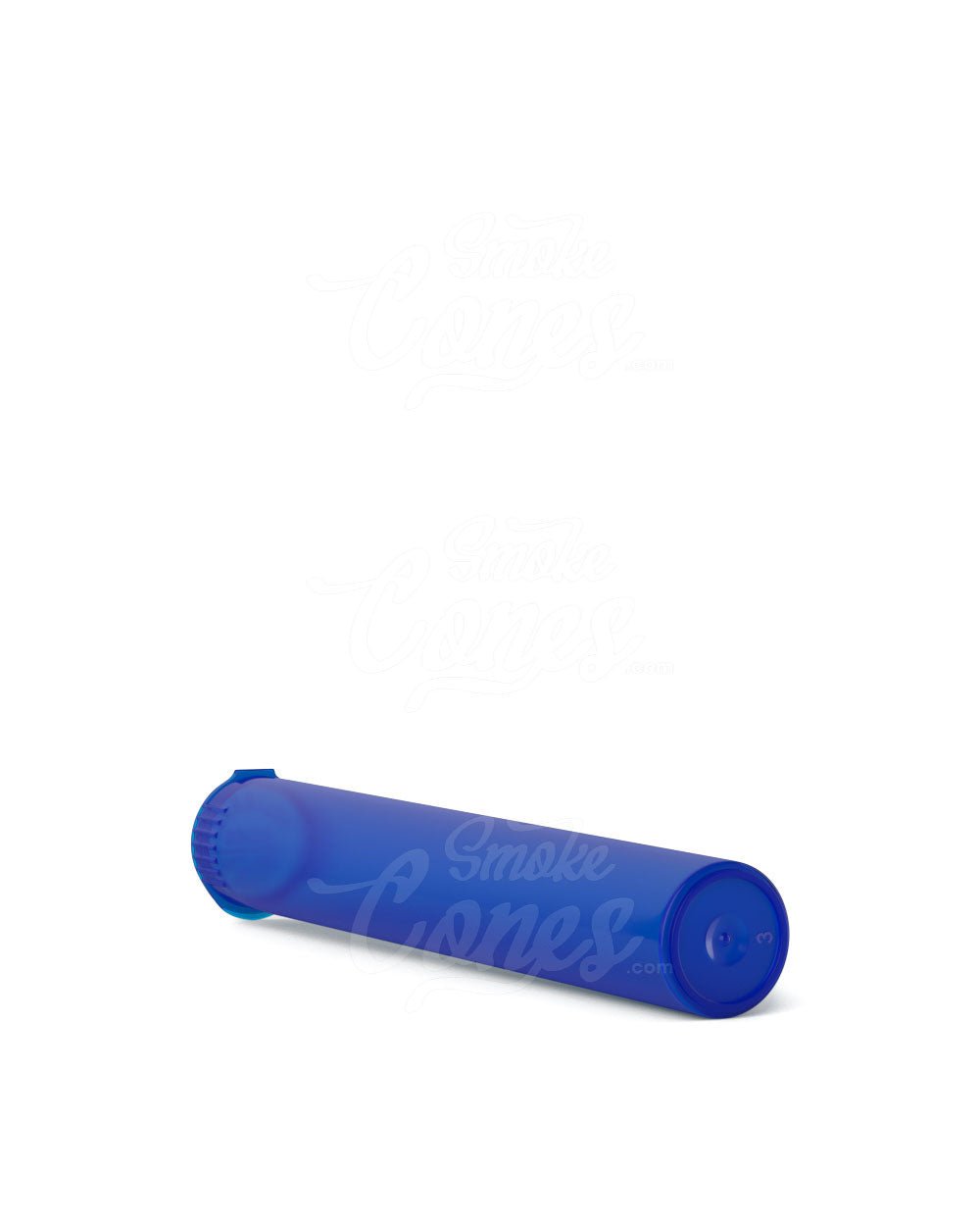 116mm Blue Translucent Child Resistant Pop Top Pre-Roll Tubes 1000/Box - 4