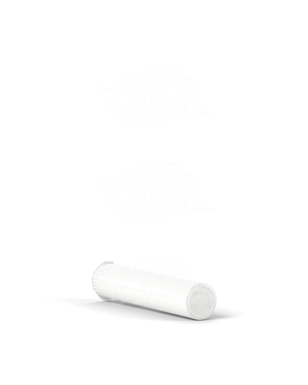 70mm Child Resistant King Size Opaque Pop Top White Plastic Pre-Roll Tubes 1000/Box