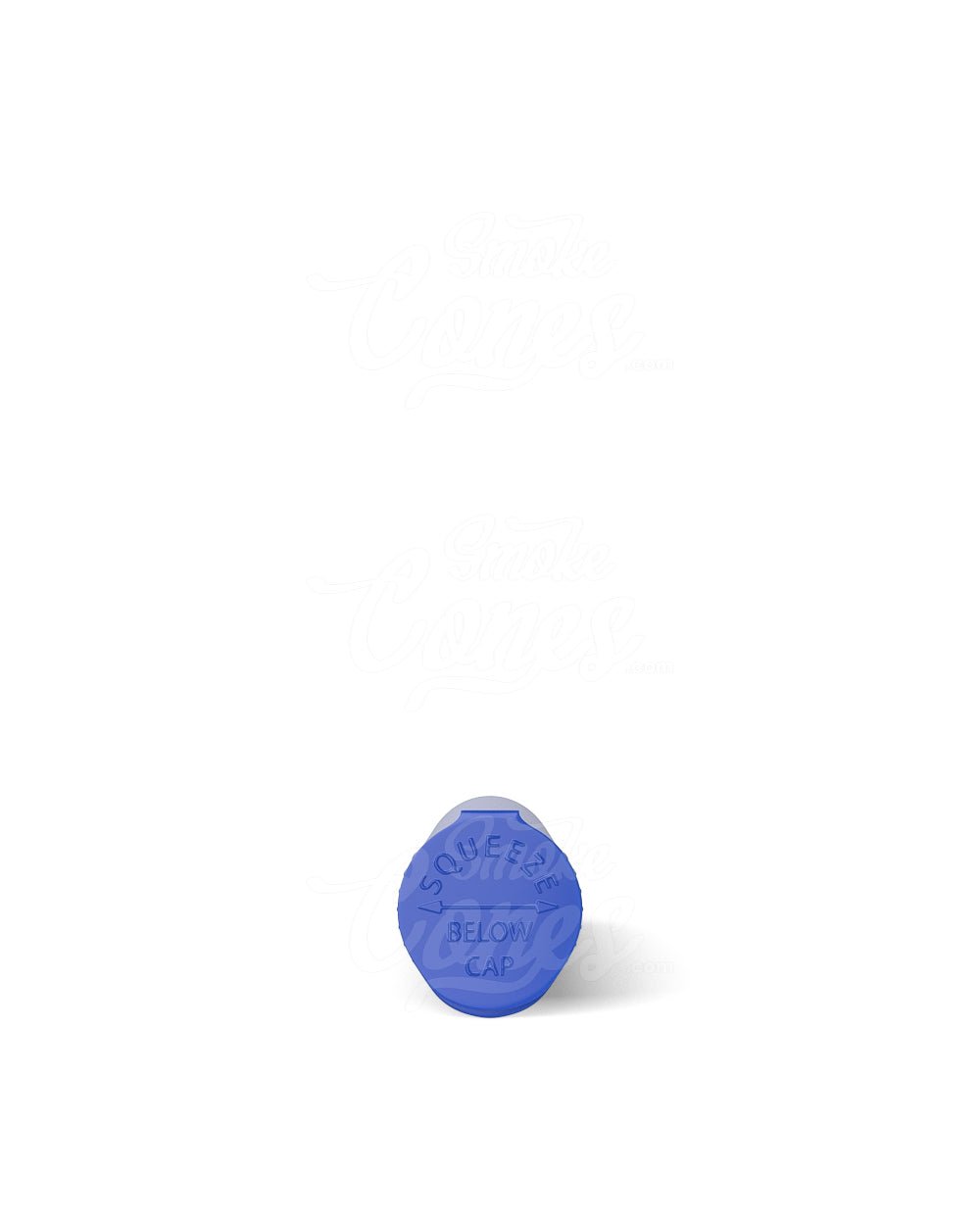 95mm Child Resistant Pop Top Opaque Blue Plastic Pre-Roll Tubes 1000/Box - 6