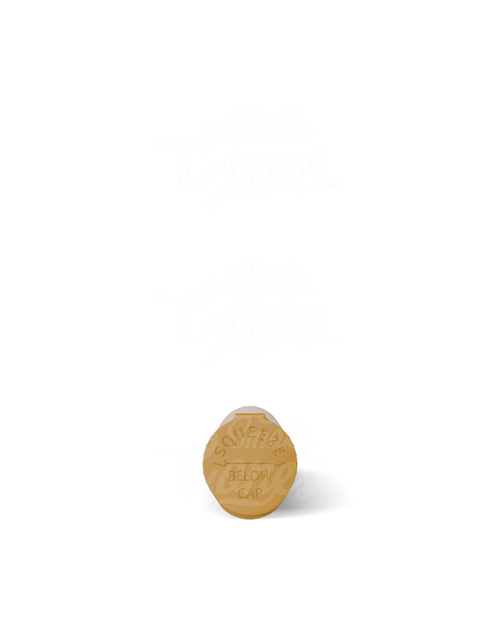 95mm Child Resistant Pop Top Opaque Gold Plastic Pre-Roll Tubes 1000/Box - 6