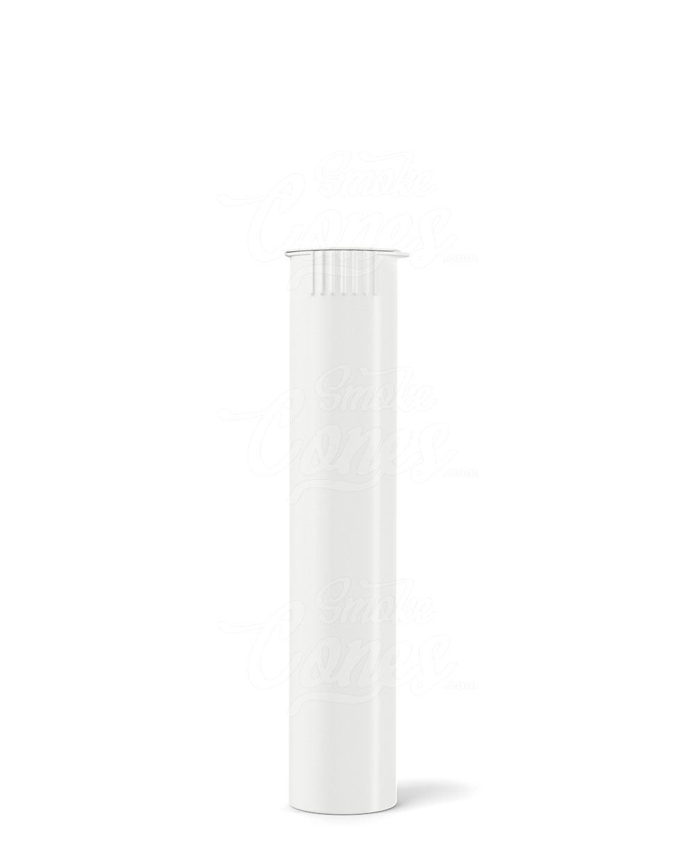 95mm Child Resistant Biodegradable Pop Top Opaque White Plastic Pre-Roll Tubes 1000/Box