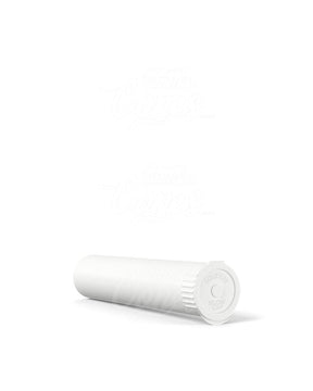 95mm Child Resistant Biodegradable Pop Top Opaque White Plastic Pre-Roll Tubes 1000/Box