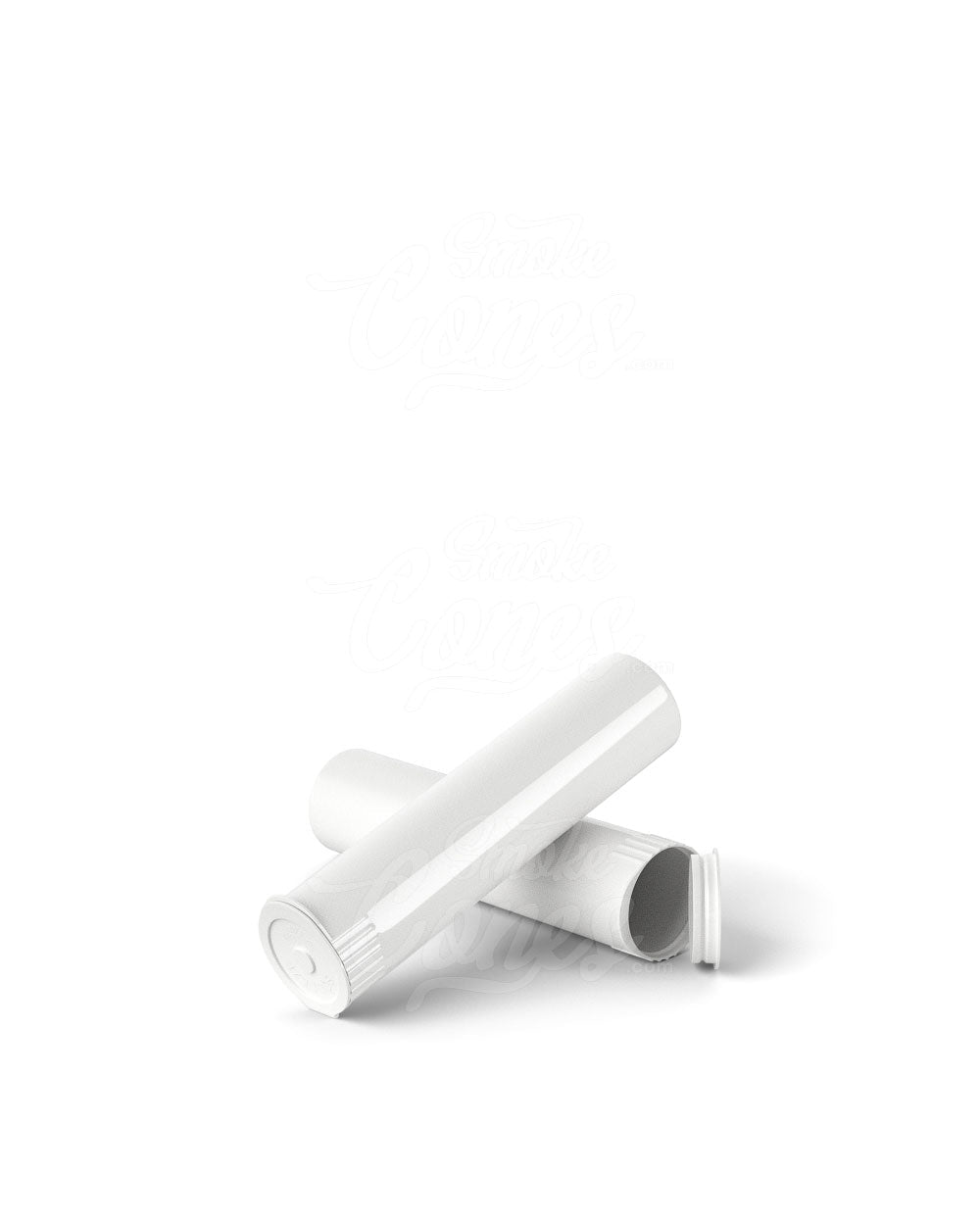 78mm Child Resistant Pop Top Opaque White Plastic Pre-Roll Tubes 1200/Box