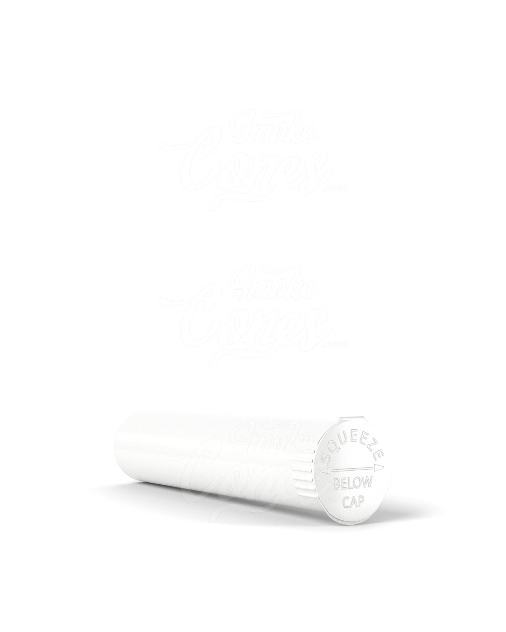 90mm Child Resistant Pop Top White Plastic Pre-Roll PCR Tubes 1000/Box