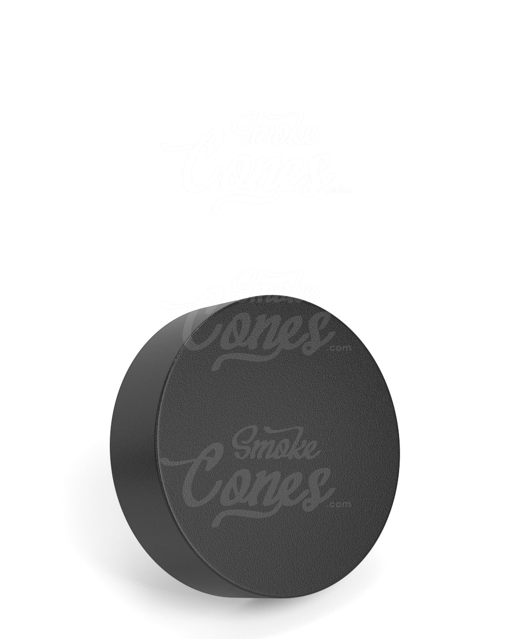 53mm Push and Turn Child Resistant Plastic PCR Caps With Foam Liner - Matte Black - 120/Box