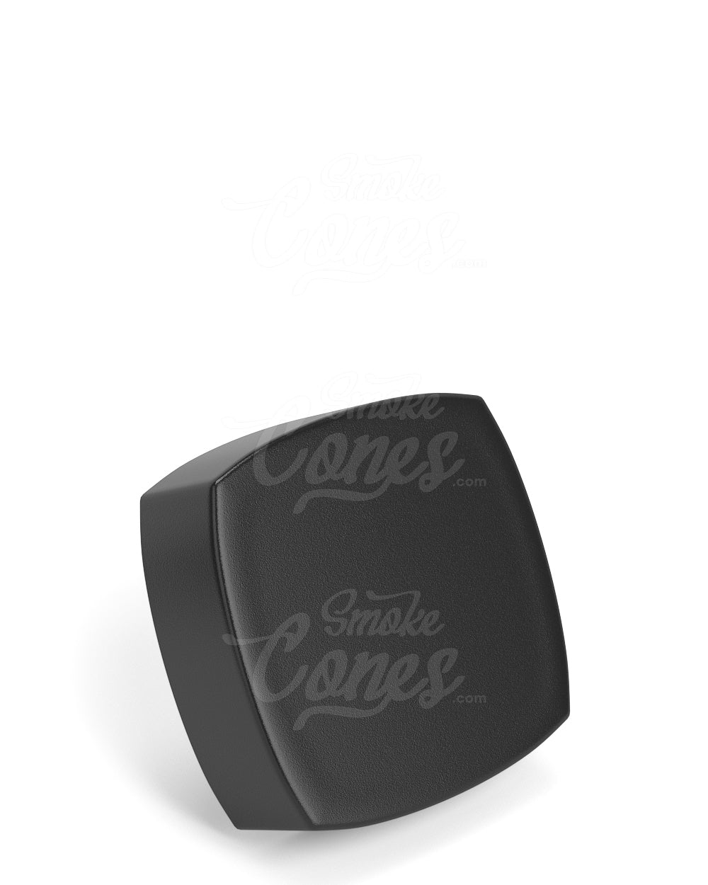 38mm Smooth Push and Turn Child Resistant Plastic Pillow PCR Caps With Teflon Liner - Matte Black - 240/Box