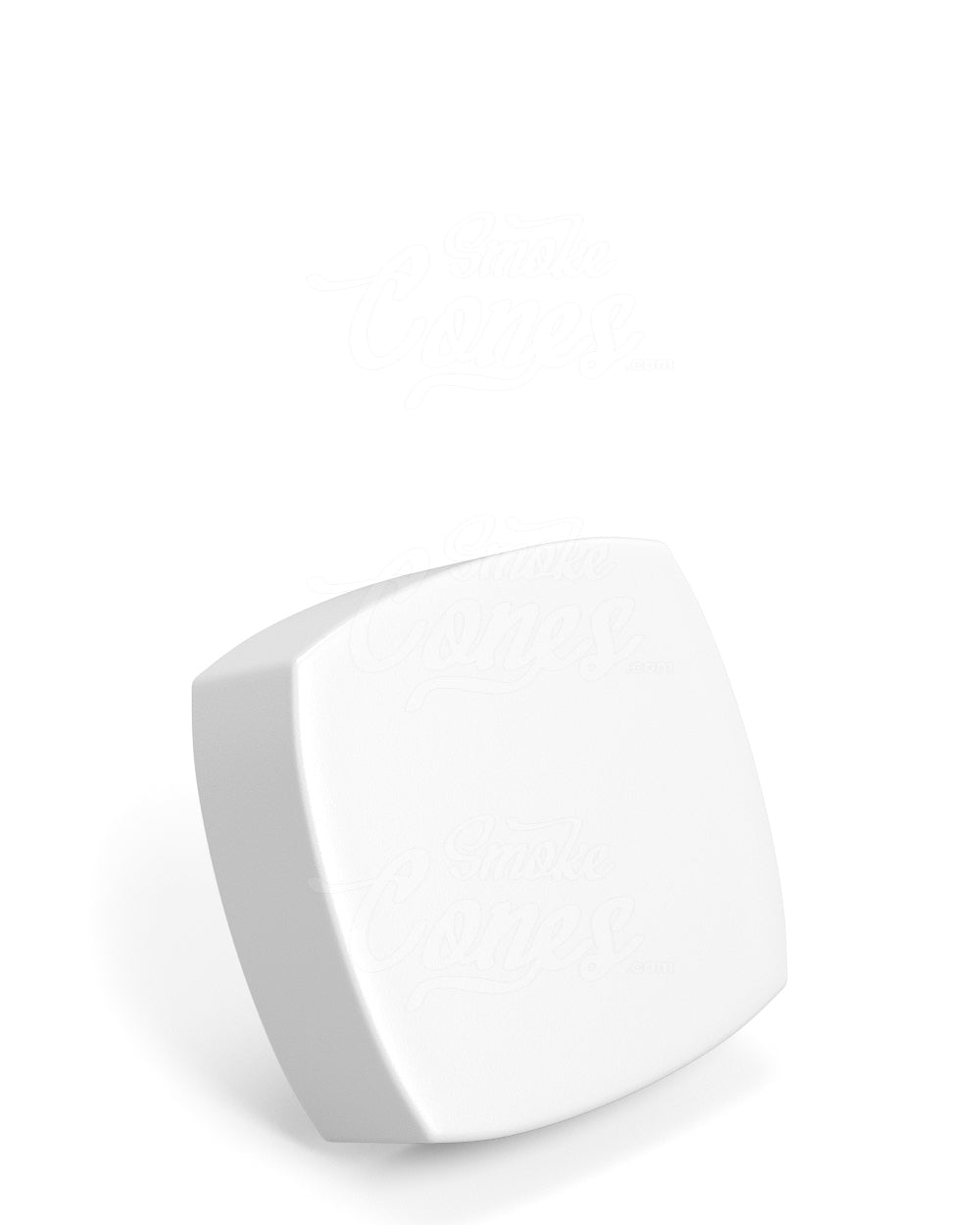 38mm Smooth Push and Turn Child Resistant Plastic Pillow PCR Caps With Teflon Liner - Matte White - 240/Box