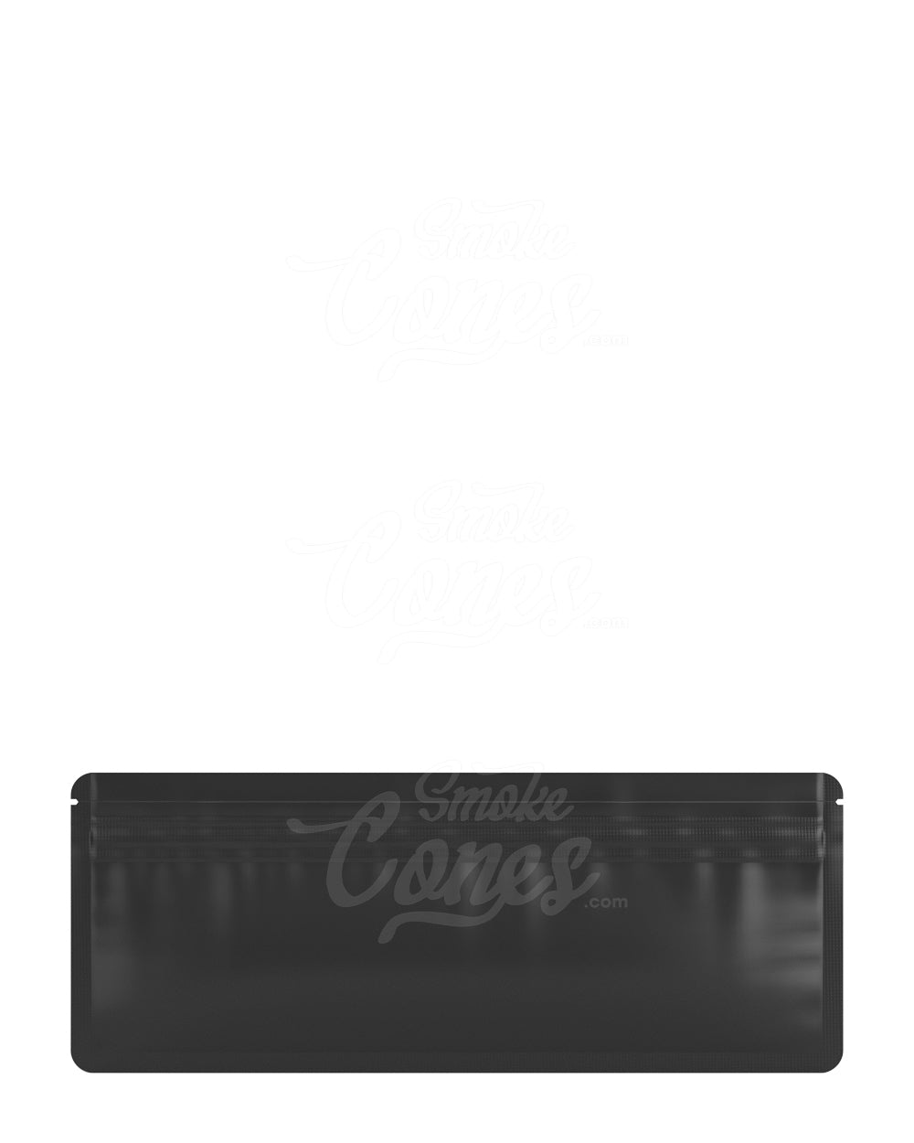 Matte - Black 7" x 2.7" Mylar Tamper Evident Tear Notch PCR Bags For Pre - Roll/Syringe (2 grams) 1000/Box - 1