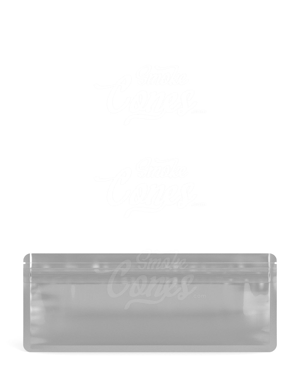 Matte - White 7" x 2.7" Mylar Tamper Evident Tear Notch Bags For Pre - Roll/Syringe (2 grams) 1000/Box - 2