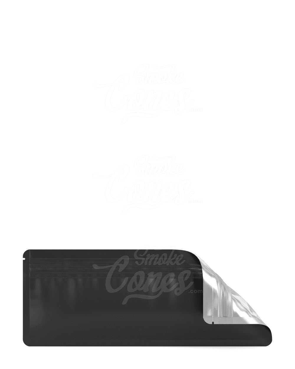 Matte - Black 7" x 2.7" Mylar Tamper Evident Tear Notch PCR Bags For Pre - Roll/Syringe (2 grams) 1000/Box - 5