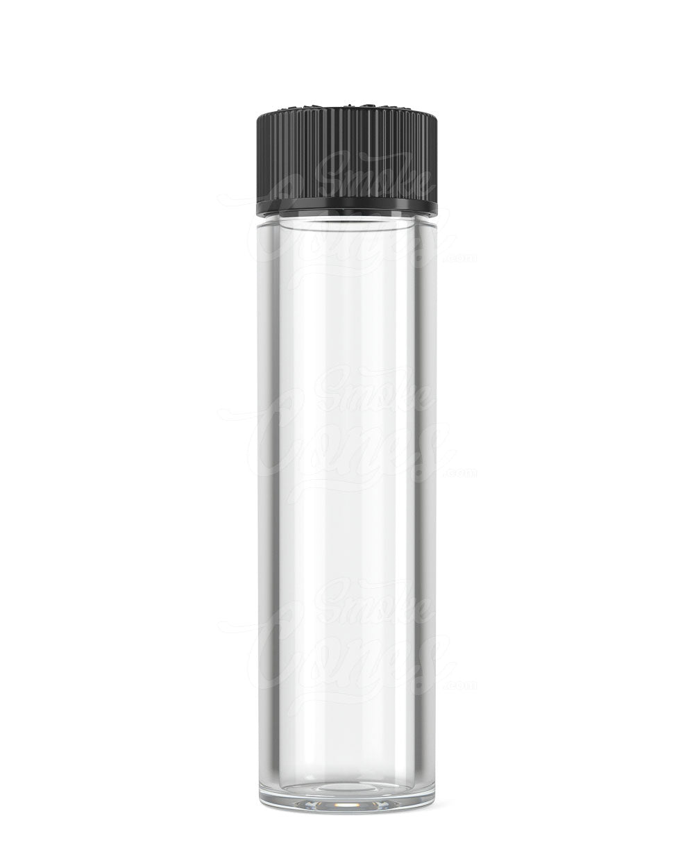 Child Resistant Push & Turn Clear Vape Cartridge Tube With Black Cap 500/Box