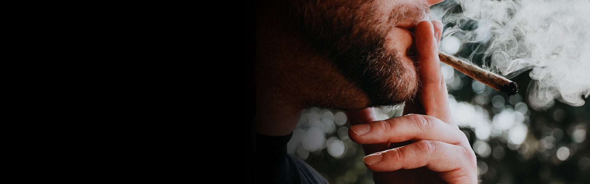 Person Smoking a Joint