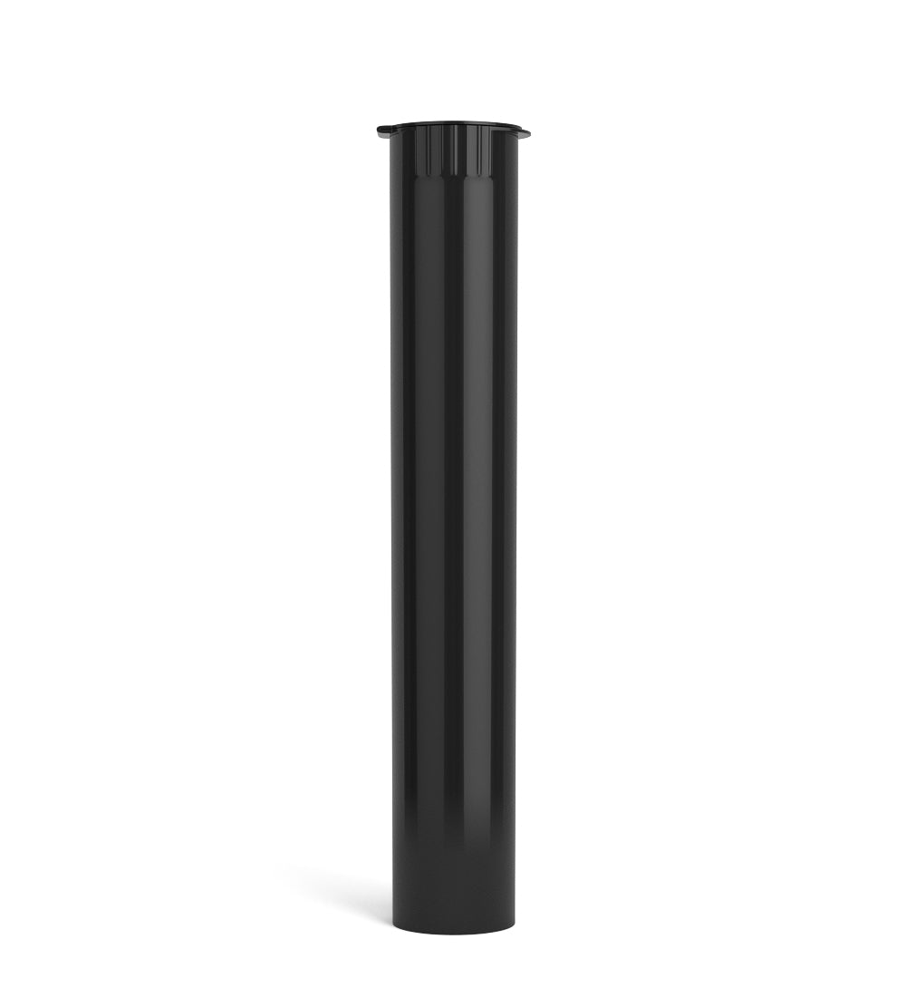 116mm Child Resistant King Size Pop Top Opaque Plastic Black USA Pre-Roll Tubes 1000/Count