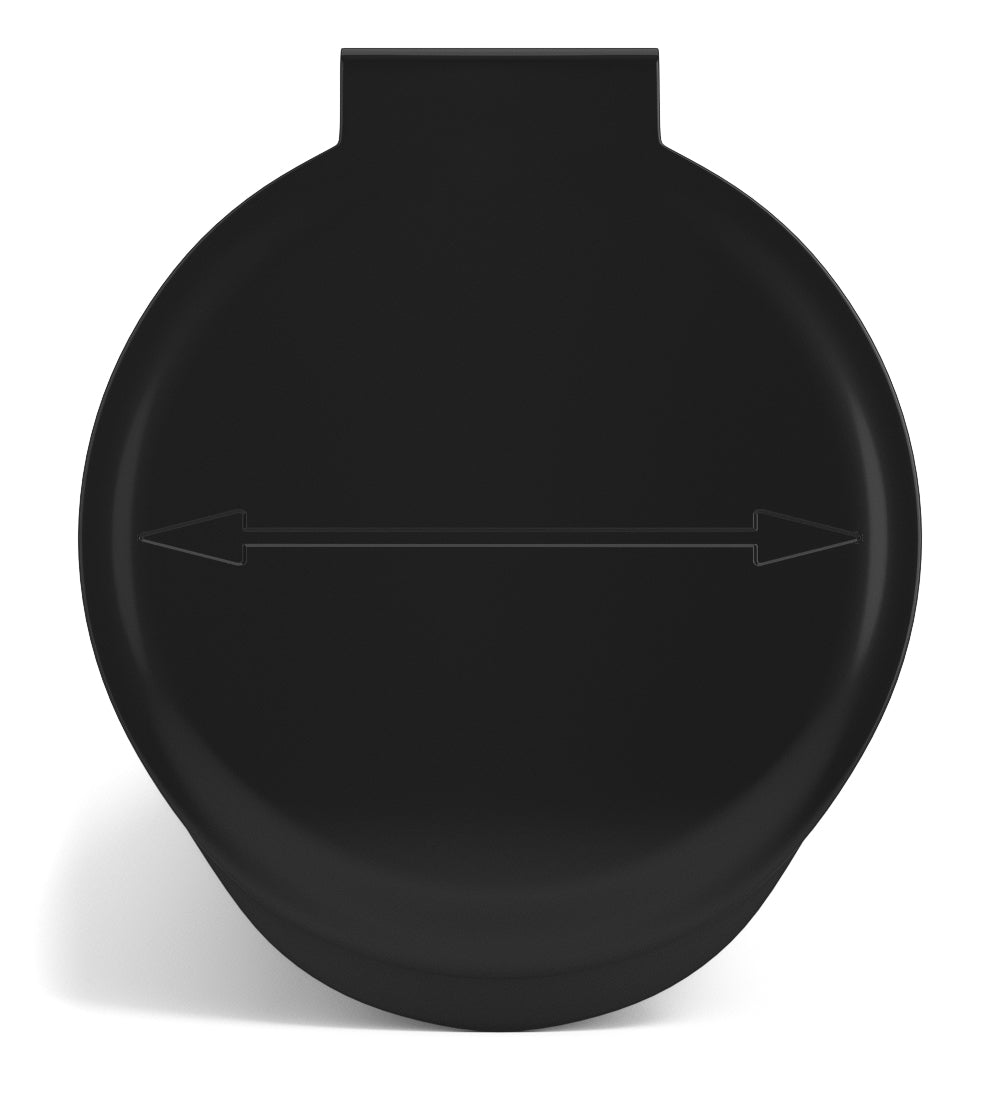 116mm Child Resistant King Size Pop Top Opaque Plastic Black USA Pre-Roll Tubes 1000/Count