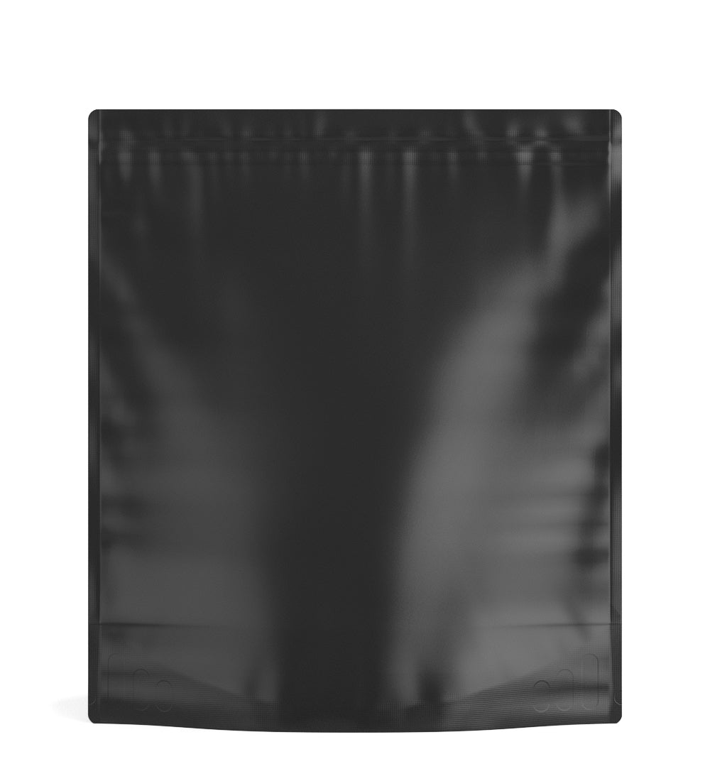 Matte-Black 14.6" x 16.4" Mylar Tamper Evident No Tear Notch PCR Bags (448 grams) 100/Box