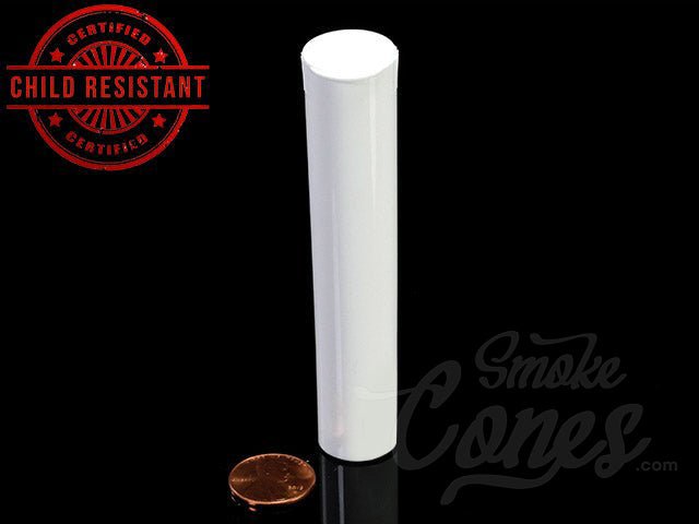 Squeezetops® 84mm Opaque Child Resistant J-Tubes (073100-CR) 1000/Box BLK (Opaque Black) - 2