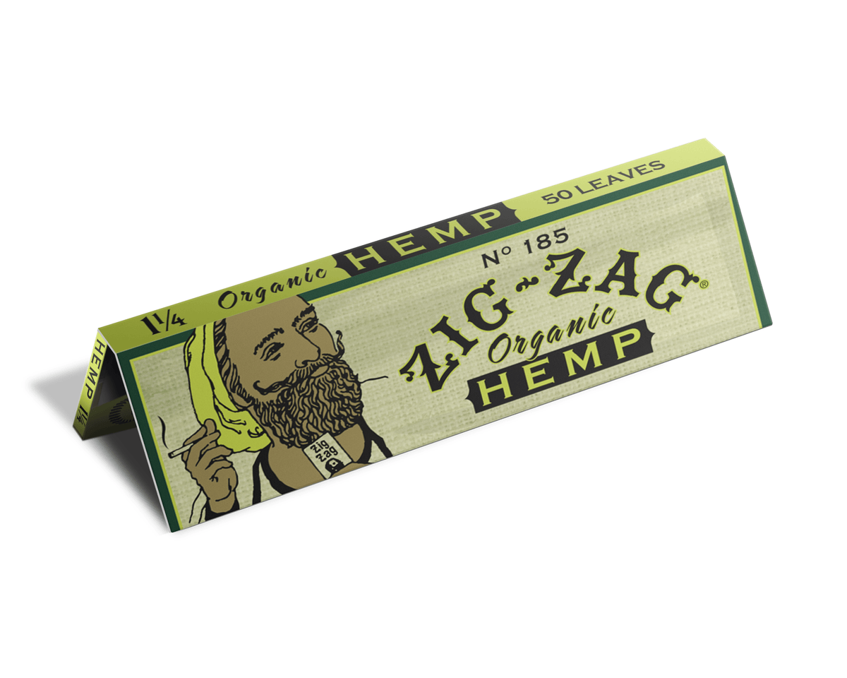 Zig Zag 78mm 1 1/4 Size Organic Hemp Rolling Papers 48/Box - 2