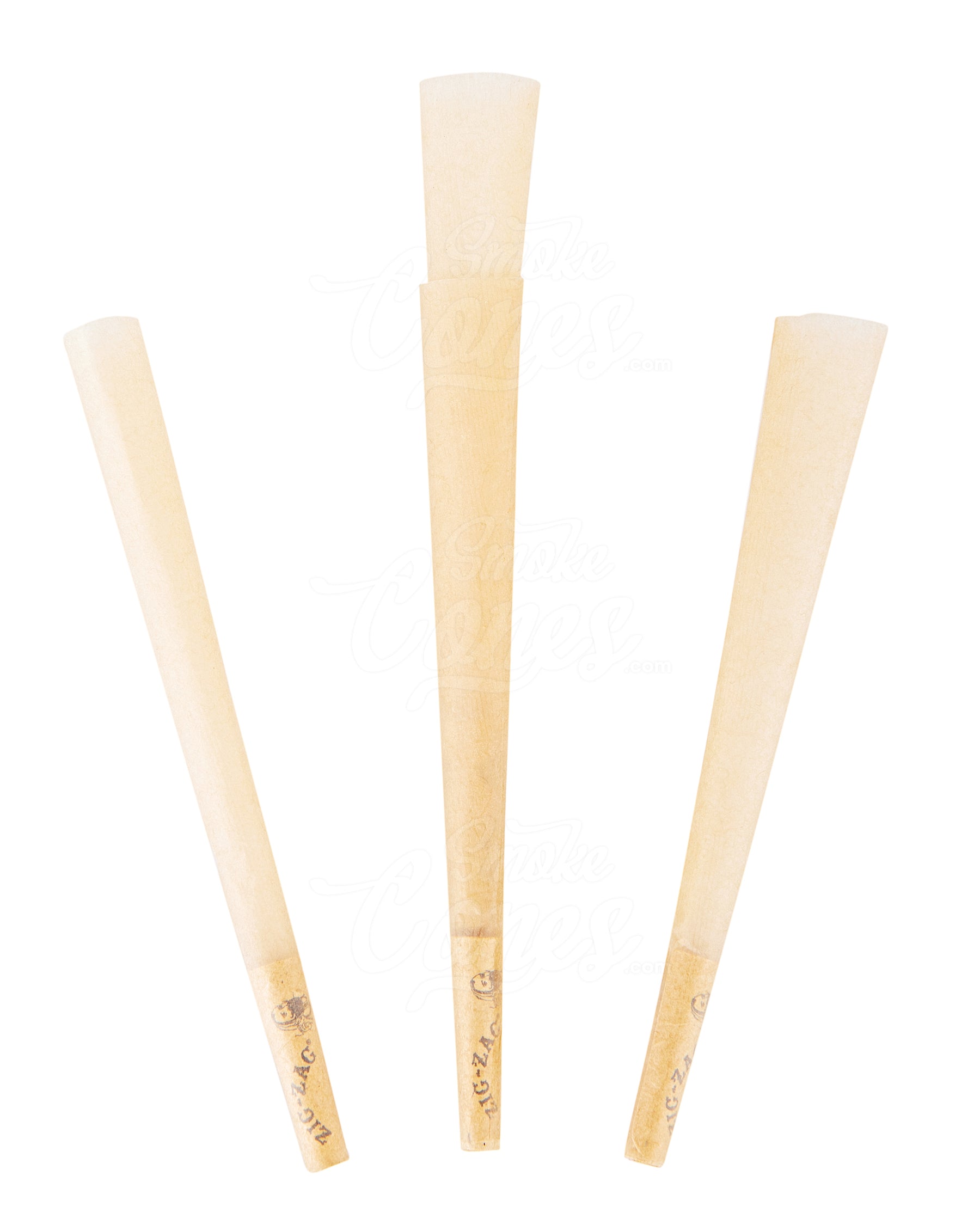 Zig Zag 109mm King Sized Pre Rolled Unbleached Paper Cones 100/Box - 3