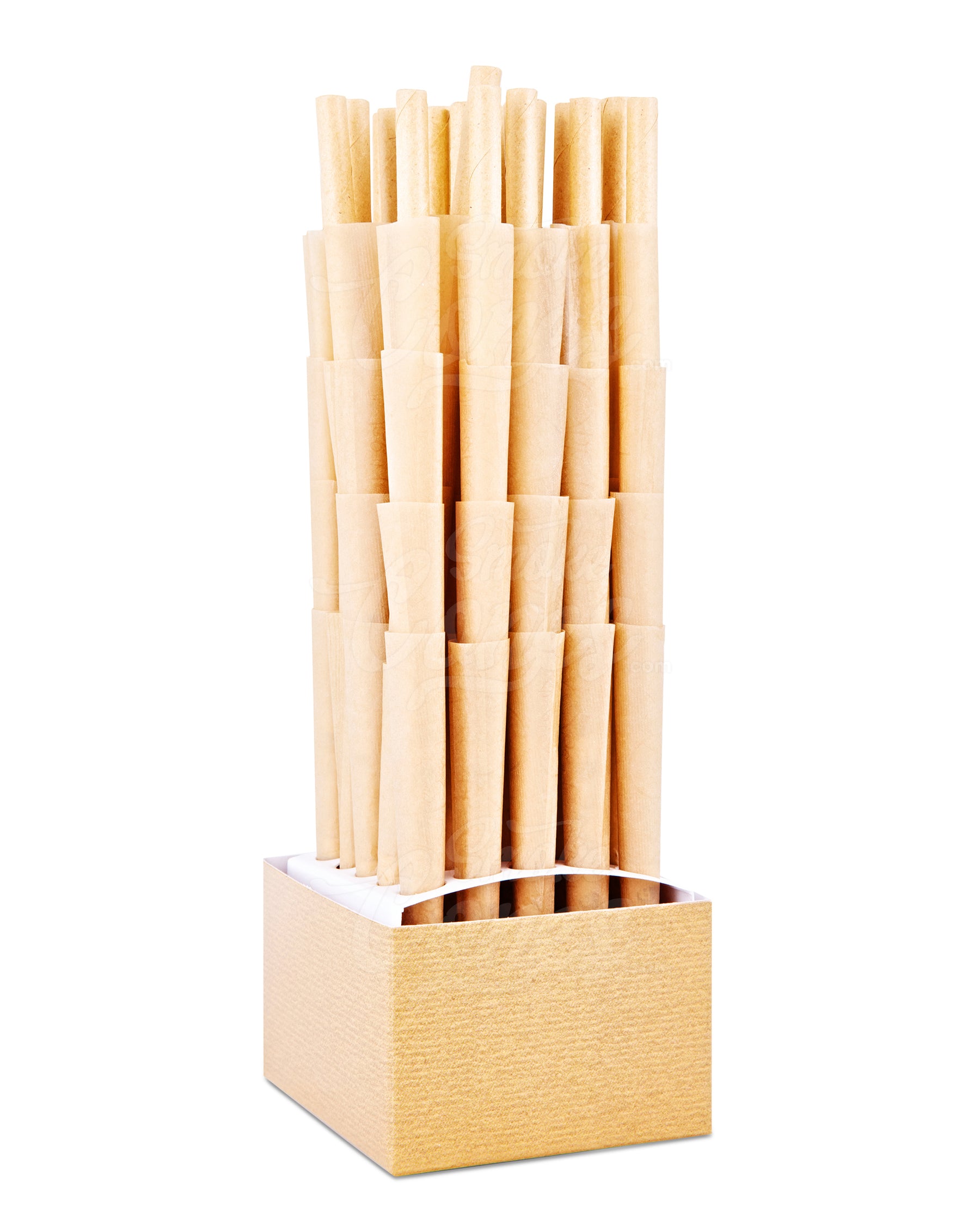 Zig Zag 98mm 98 Special Sized Pre Rolled Unbleached Paper Cones 100/Box - 2