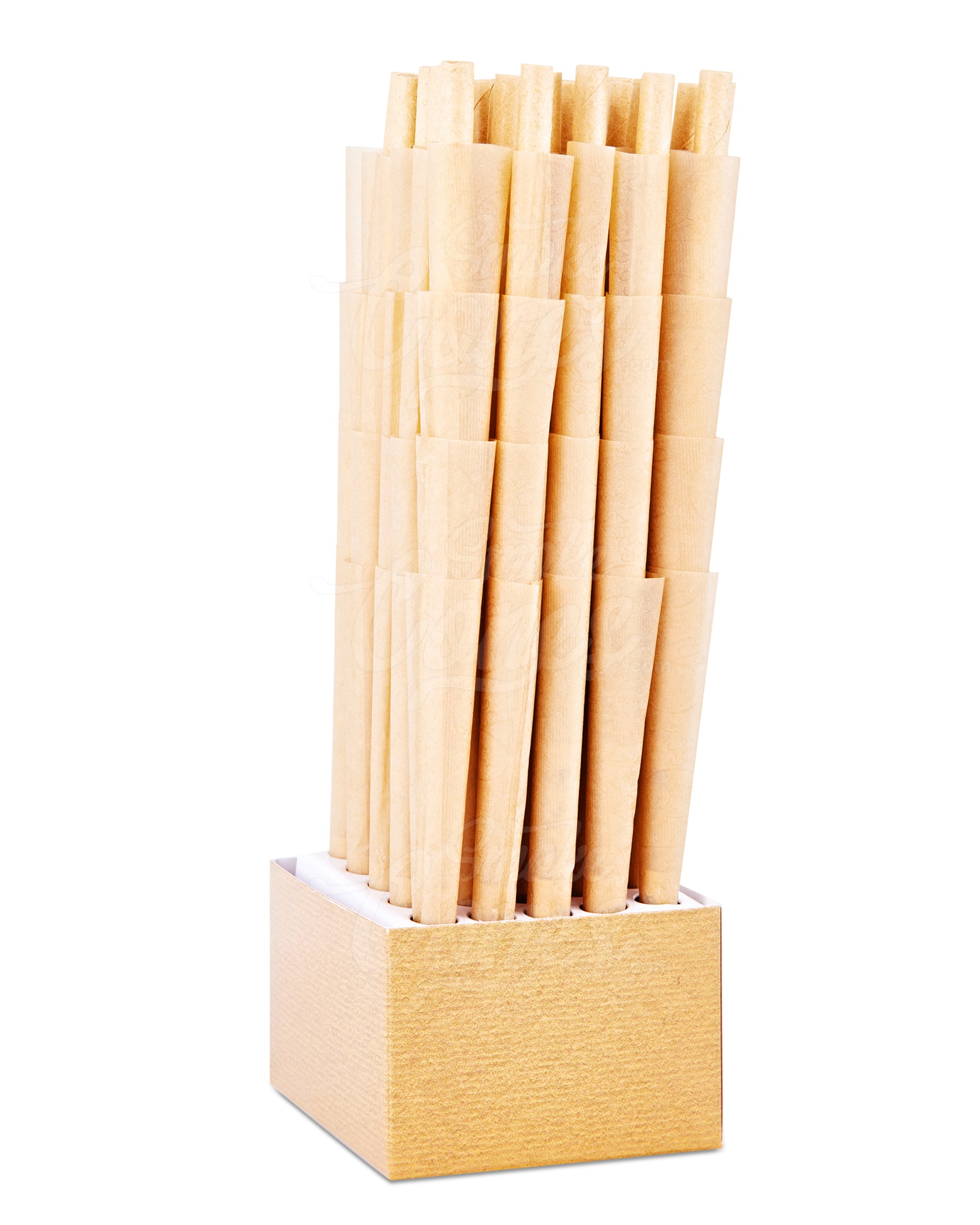 Zig Zag 109mm King Sized Pre Rolled Unbleached Paper Cones 100/Box - 2