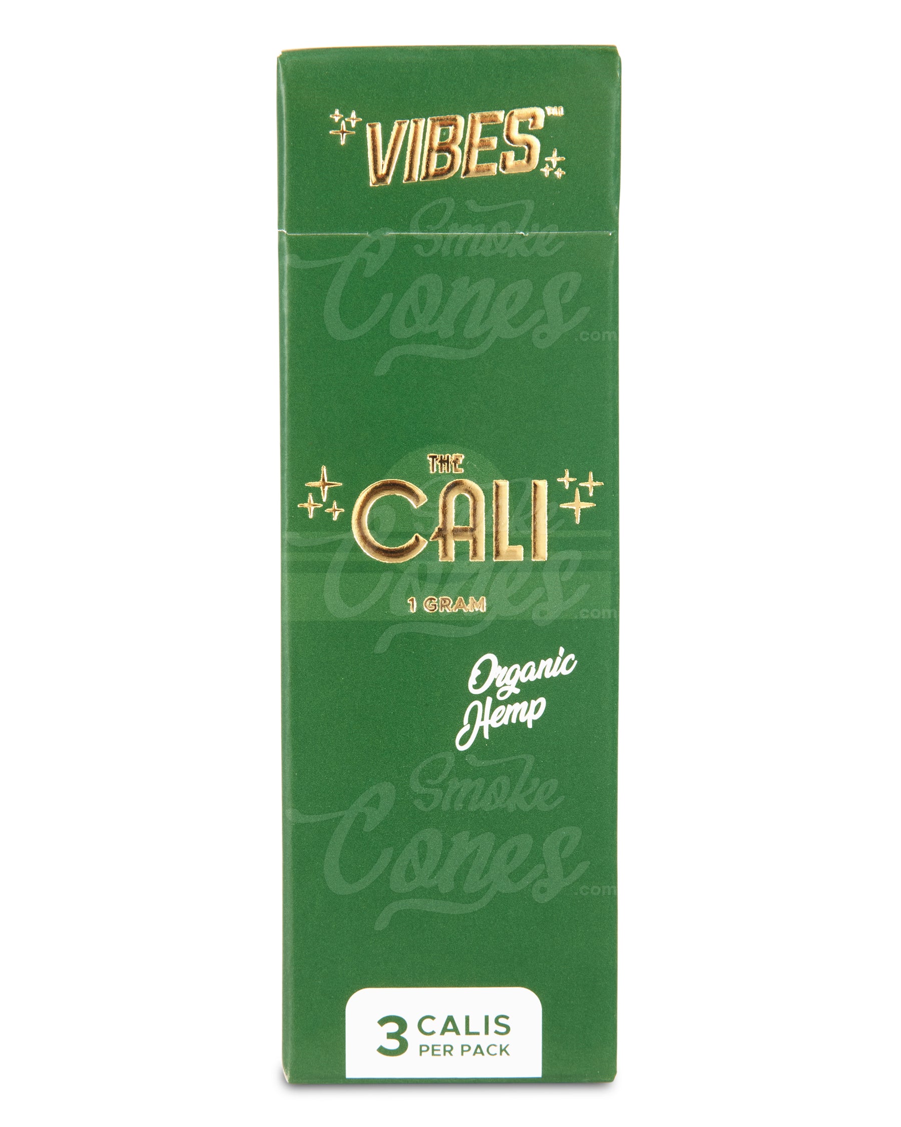 Vibes 110mm King Sized The Cali 1 Gram Organic Pre Rolled Hemp Paper Cones 24/Box