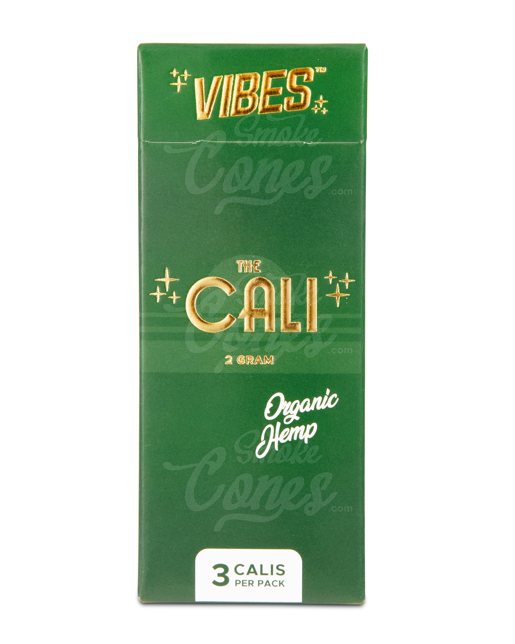 Vibes 110mm King Sized The Cali 2 Gram Organic Pre Rolled Hemp Paper Cones 24/Box