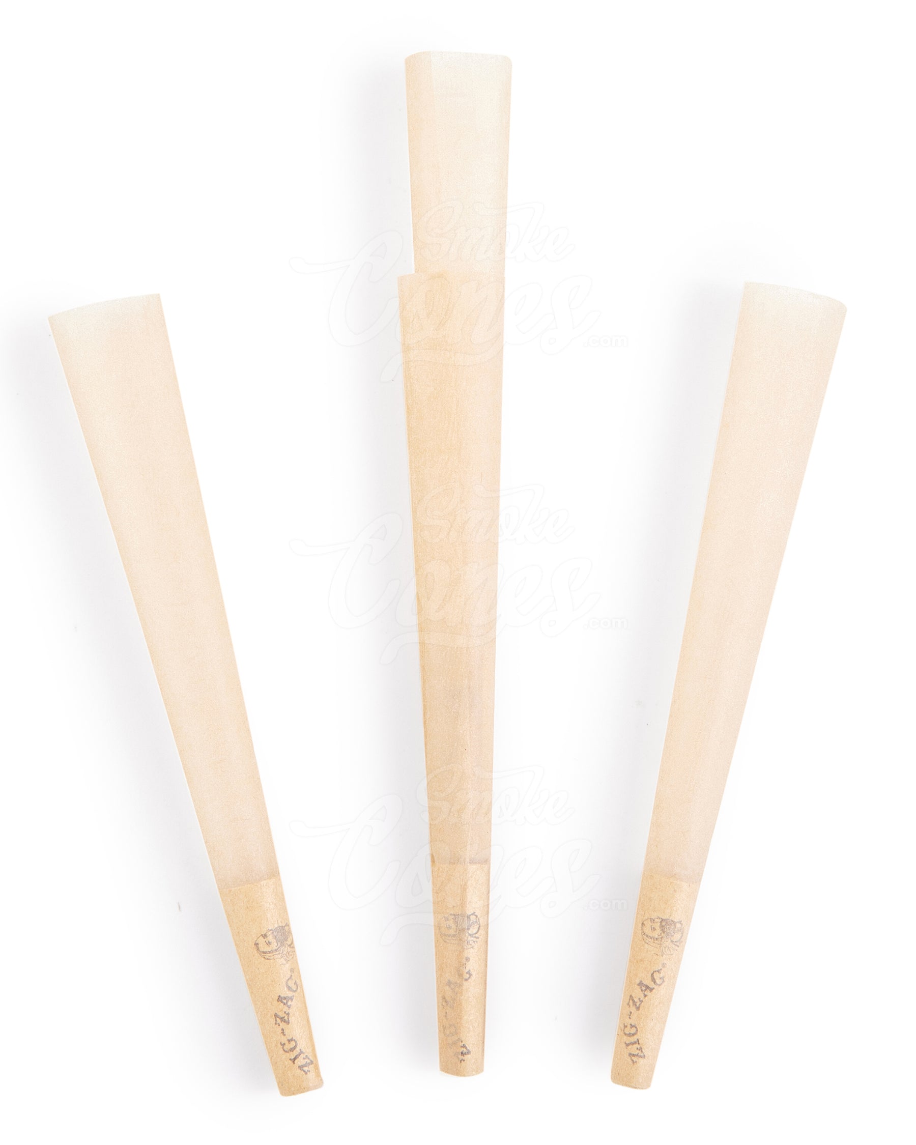 Zig Zag 98mm 98 Special Sized Pre Rolled Unbleached Paper Cones 800/Box - 3