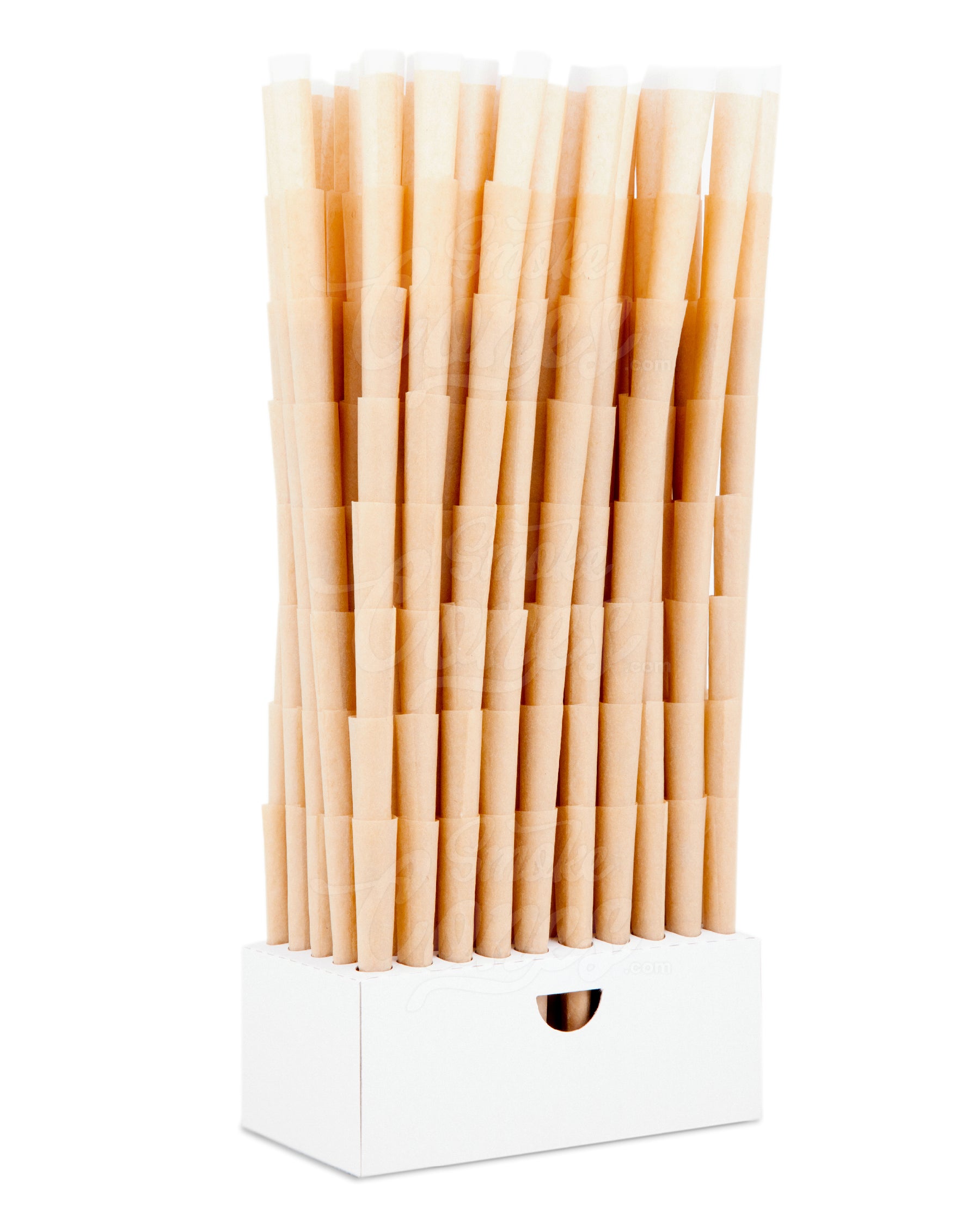 Pop Cones Banana Cream 84mm 1 1/4 Sized Unbleached Pre Rolled Cones 400/Box