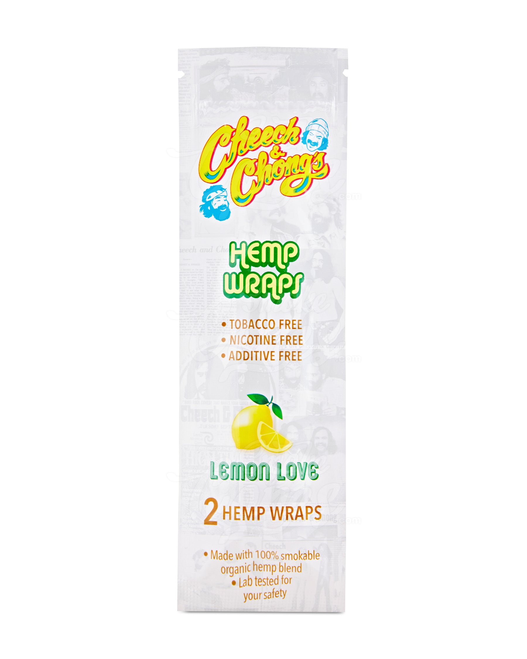 Cheech & Chong's Lemon Love Organic Hemp Blunt Wraps - 25/Box