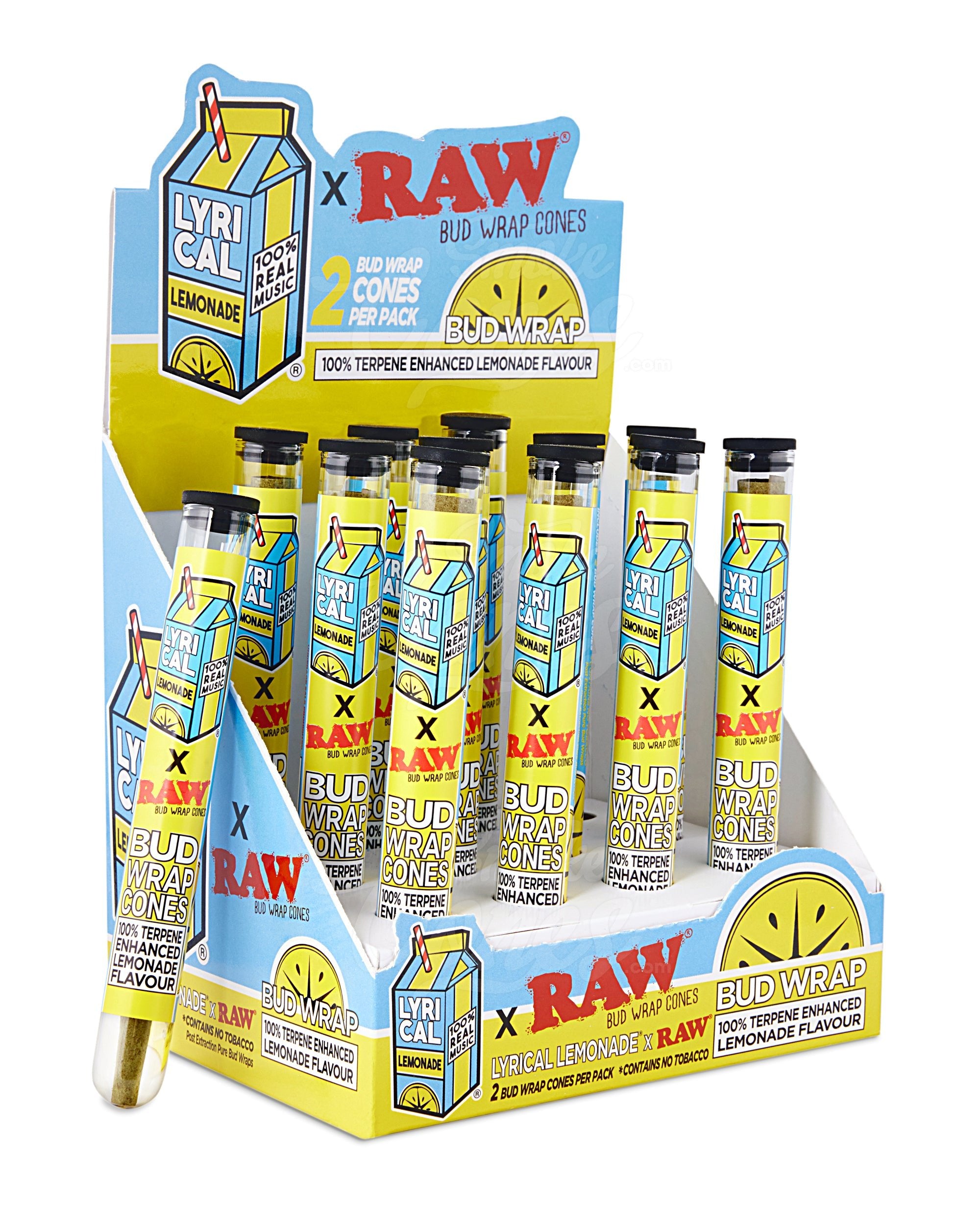 RAW Lyrical Lemonade Terpene Organic Hemp Blunt Wraps