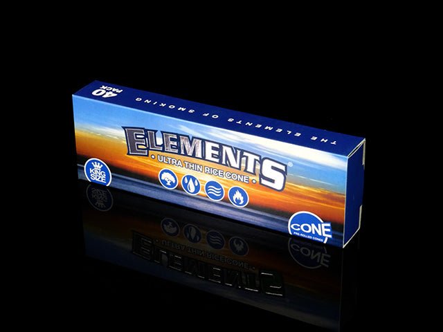 Elements Rolling Paper Cones King Size Pre-Rolled, 100 Pack