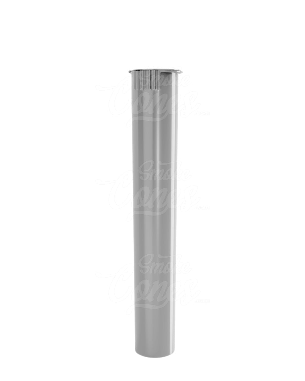 116mm Silver Opaque Child Resistant Pop Top Plastic Pre-Roll PCR Tubes 1000/Box