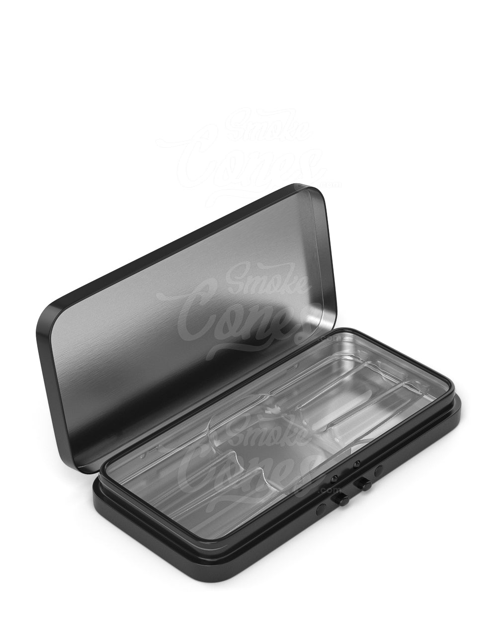 Clear Edible & Joint Box Plastic Insert Tray for 3 King Size 109mm Pre Rolled Cones 100/Box - 7